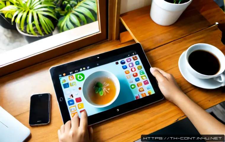 네이버 동영상 태그 활용 - Photorealistic overhead view of a Thai content creator’s desk in Bangkok, hands organizing colorful ...